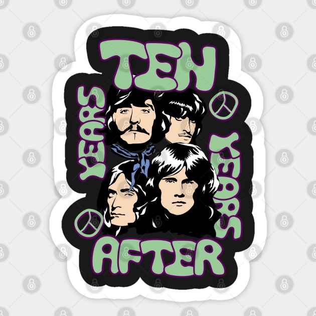 Ten Years After Sticker by HelenaCooper